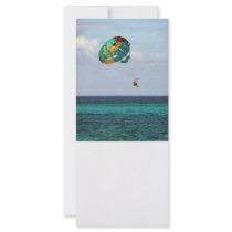 Two Women Parasailing in the Bahamas Custom Rack Card