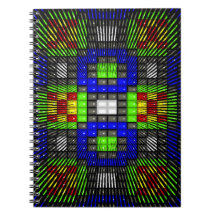 'Two Worlds' Spiral Notebooks