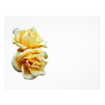 Two Yellow Roses Custom Letterhead