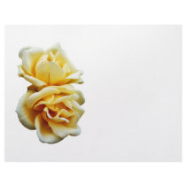 Two Yellow Roses Custom Letterhead