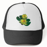Two Yellow Water Lilies hats