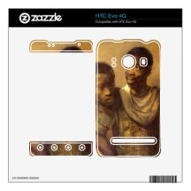 Two young Africans by Rembrandt HTC Evo 4G Decal