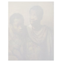 Two Young Africans., Jonge  By Rembrandt Van Rijn Letterhead
