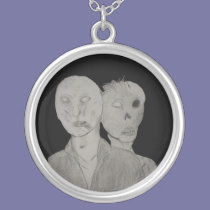 Two Zombies necklaces