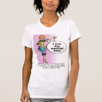 Twofer Tees - Polka Dot Martini Diva t-shirts
