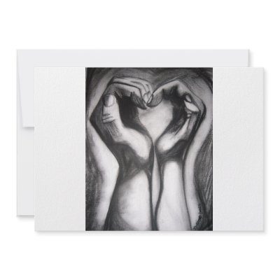twohands - one heart invite by WriterPainter