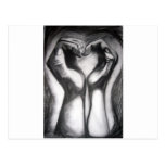 twohands - one heart post card