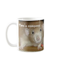 Two's company, three's a squash! mugs