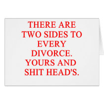 twos sides to a divorce cards