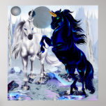 TwoUnicornsFantasy Posters