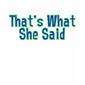 TWSS - That's What She Said shirt