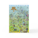 TX Hill Country Cartoon Map Card