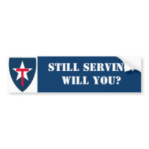 TXSG Still Serving!Will You? bumper stickers