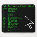 Txt Messaging Cheat Sheet mousepads by hmaprk Txt Messaging Cheat Sheet mousepads
