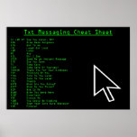 Txt Messaging Cheat Sheet Print