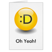 Txt Smiley Congratulations Card cards