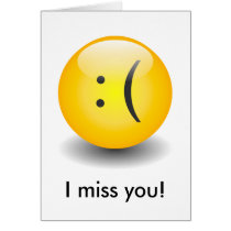 Txt Smiley - Sad Card cards
