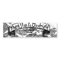 TYAG DEMO sticker bumper stickers by thankyouandgoodnight TYAG DEMO sticker bumper stickers