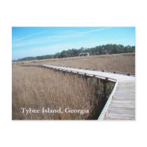 Tybee Island Georgia GA Postcard Photograph
