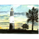 TYBEE ISLAND LIGHTHOUSE CHRISTMAS ORNAMENT photo sculptures