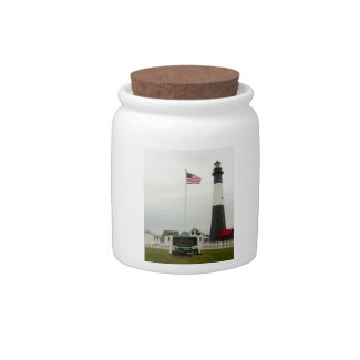 Tybee Island Lighthouse Station Candy Jar