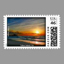 Tybee Island Sunrise postage