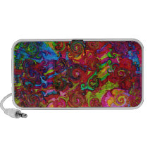 Tye Dye Fractal Doodle speakers