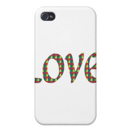 Tye-Dye Love Covers For iPhone 4