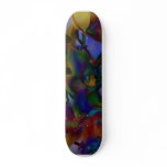 Tye Dye Orchids Skate Board