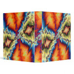 Tye Dye Shock Art Binder