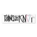 Tying the Knot Bumper Sticker bumper stickers