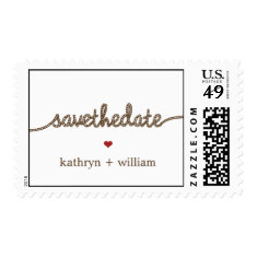 Tying The Knot Custom Postage Stamp