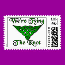Tying The Knot Green stamps