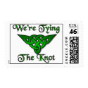 Tying The Knot Green postage by stampstore Tying The Knot Green postage