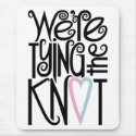 Tying the Knot Mousepad by floatinglemons Tying the Knot Mousepad