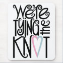 Tying the Knot Mousepad by floatinglemons Tying the Knot Mousepad