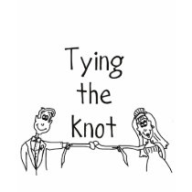 Tying the knot t-shirt