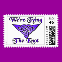 Tying The Knot Violet stamps