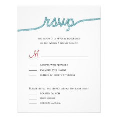 Tying The Knot Wedding RSVP cards Personalized Invitation