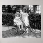 Tyke on Trike, 1920s Print