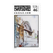 Tyne Bridge from Dean Street Postage