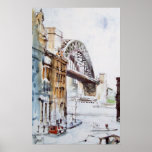 Tyne Bridge From Dean Street Print