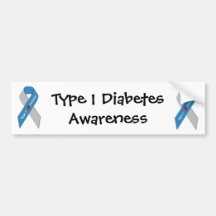 Type 1 Diabetes Awareness Bumper Sticker