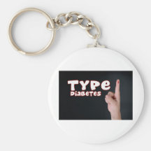 Type 1 Diabetes Key Chain