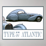 Type 57 Atlantic posters