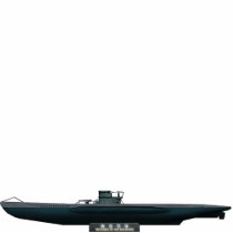Type VII U-Boat (medium size) Cut Out