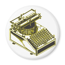 Type Writing Machine Patent Illustration magnets