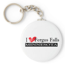 Type Your Minnesota Town Keychain