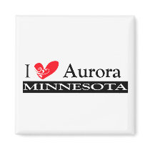 Type Your Minnesota Town Refrigerator Magnet