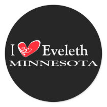 Type Your Minnesota Town Round Sticker